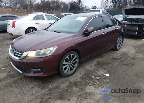 2014 Honda Accord Sport из США, поврежденный, VIN 1HGCR2F56EA007152